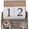 Wooden Perpetual Calendar Desktop Eternal Calendar