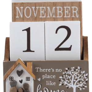 Wooden Perpetual Calendar Desktop Eternal Calendar