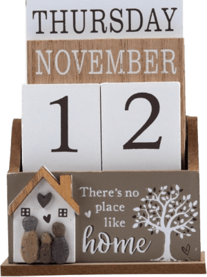 Wooden Perpetual Calendar Desktop Eternal Calendar