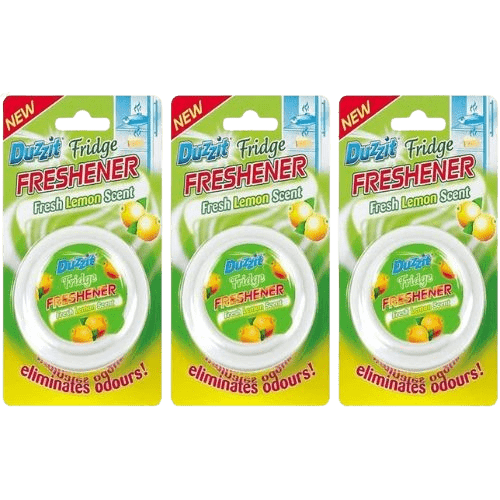 3 x Fridge Freshener Fresh Lemon Scented