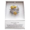 Equilibrium Radiant Daffodil Round Brooch 279412