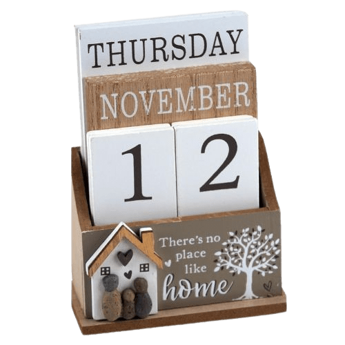 Wooden Perpetual Calendar Desktop Eternal Calendar