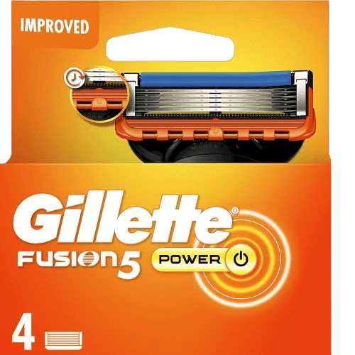 Gillette Fusion5 Power Razor Blades for Men, 4-Pack